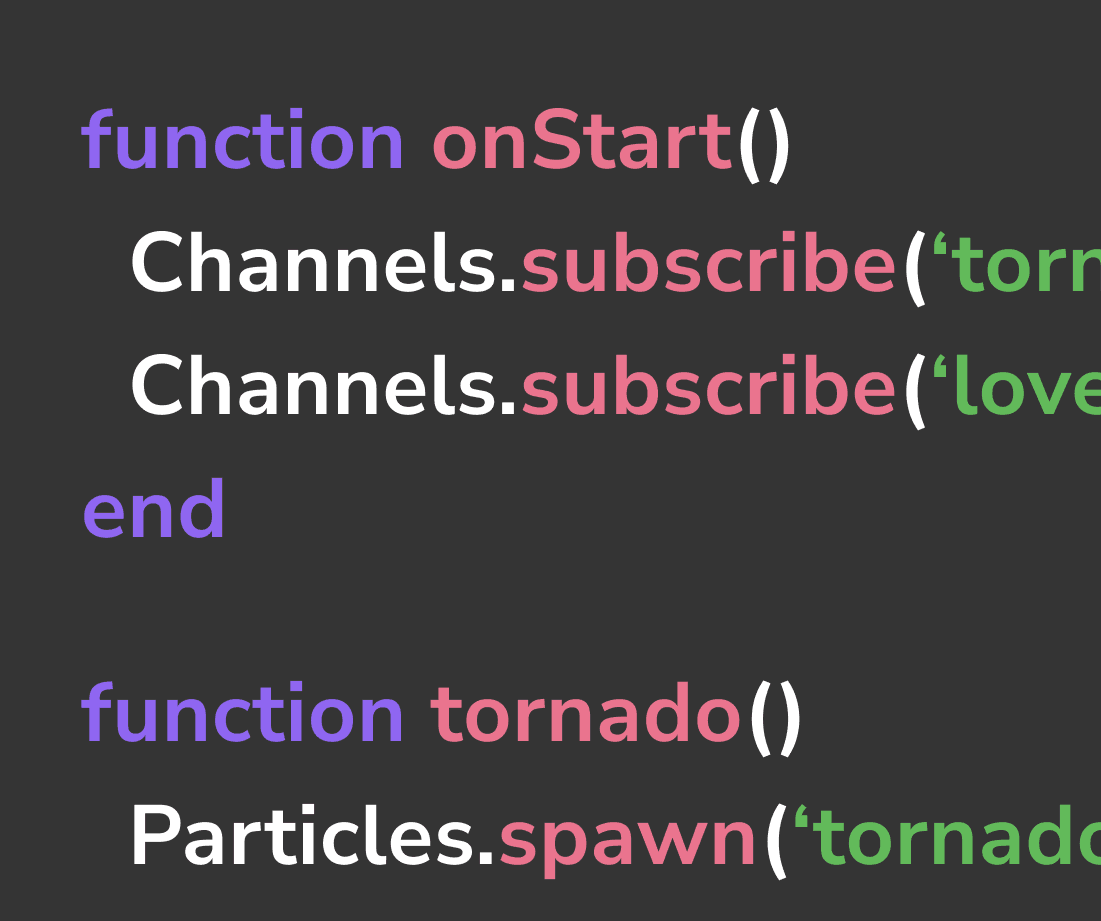 SuperCode in-game code editor with syntax highlighting